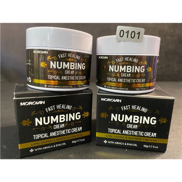 2 Boxes Morovan Fast Healing Numbing Cream/Topical Anesthetic Creams (50g) New Sealed!