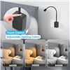Image 5 : 2 Ultra-Bright LED Flexible Lights; Plug-In Design (Black) - New