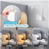 Image 6 : 2 Ultra-Bright LED Flexible Lights; Plug-In Design (White) - New
