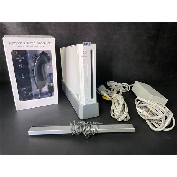 Nintendo Wii Console with Cords/Controllers/Sensor Bar (Used) Tested (Powers On/Works/Reads Discs!)