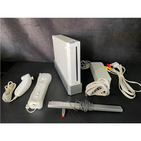 Nintendo Wii Console with Cords/Controllers/Sensor Bar (Used) Tested (Powers On/Works/Reads Discs!)