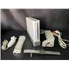 Image 1 : Nintendo Wii Console with Cords/Controllers/Sensor Bar (Used) Tested (Powers On/Works/Reads Discs!)