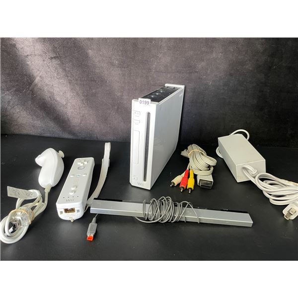 Nintendo Wii Console with Cords/Controllers/Sensor Bar (Used) Tested (Powers On/Works/Reads Discs!)
