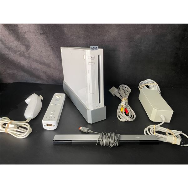 Nintendo Wii Console with Cords/Controllers/Sensor Bar (Used) Tested (Powers On/Works/Reads Discs!)