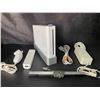 Image 1 : Nintendo Wii Console with Cords/Controllers/Sensor Bar (Used) Tested (Powers On/Works/Reads Discs!)