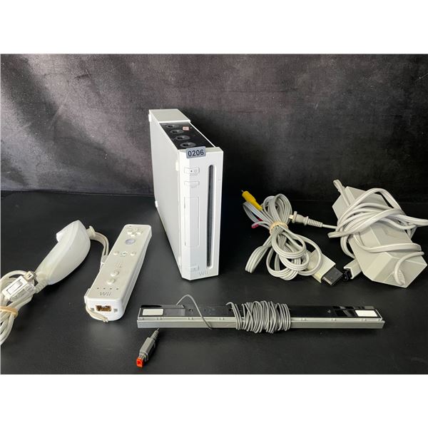 Nintendo Wii Console with Cords/Controllers/Sensor Bar (Used) Tested (Powers On/Works/Reads Discs!)