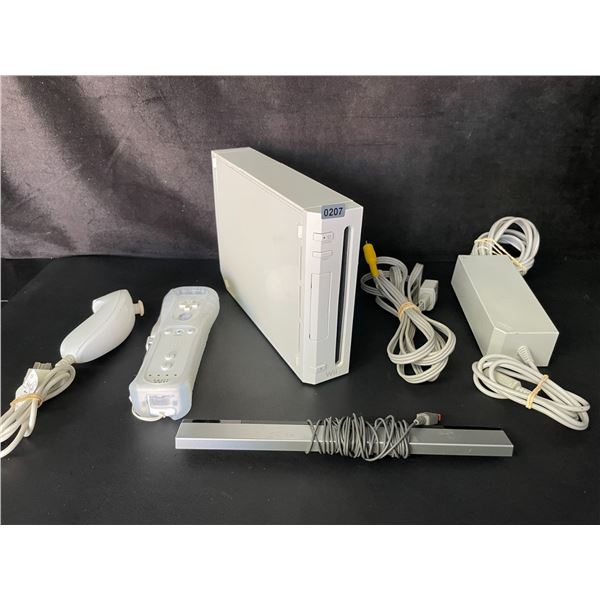 Nintendo Wii Console with Cords/Controllers/Sensor Bar (Used) Tested (Powers On/Works/Reads Discs!)