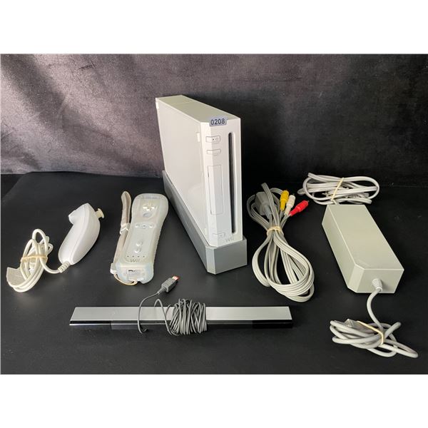 Nintendo Wii Console with Cords/Controllers/Sensor Bar (Used) Tested (Powers On/Works/Reads Discs!)