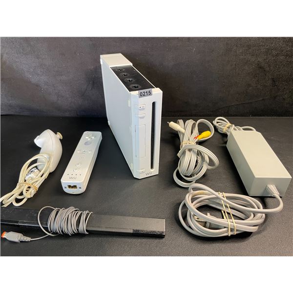 Nintendo Wii Console with Cords/Controllers/Sensor Bar (Used) Tested (Powers On/Works/Reads Discs!)