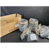 Image 1 : 2-Pack Rattan/Farmhouse-Style Hanging Lights w/ Plug-In Design - Brand New!
