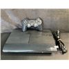 Image 1 : Playstation 3 Super Slim Console with Controller & Cord (Used) Tested (Powers On/Works/Reads Discs!)