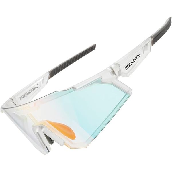 ROCKBROS Cycling Sunglasses/Photochromic Sports Glasses w/ UV Protection - New