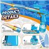 Image 4 : SharkMK Electric/Automatic Water Gun Toy - Rechargeable Design; LED Light-Up Long Range Pistol - New