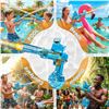 Image 6 : SharkMK Electric/Automatic Water Gun Toy - Rechargeable Design; LED Light-Up Long Range Pistol - New