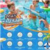 Image 7 : SharkMK Electric/Automatic Water Gun Toy - Rechargeable Design; LED Light-Up Long Range Pistol - New