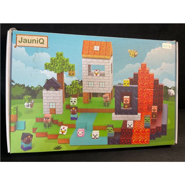 Minecraft-Style Magnetic Toy Building Blocks/Building Cubes Play Set (Ages 3+) - New