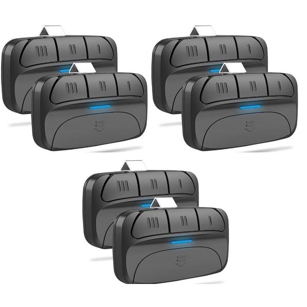 3 Boxes (6pcs Total) Universal Garage Door Opener Remotes - Liftmaster/Craftsman/Chamberlain - New