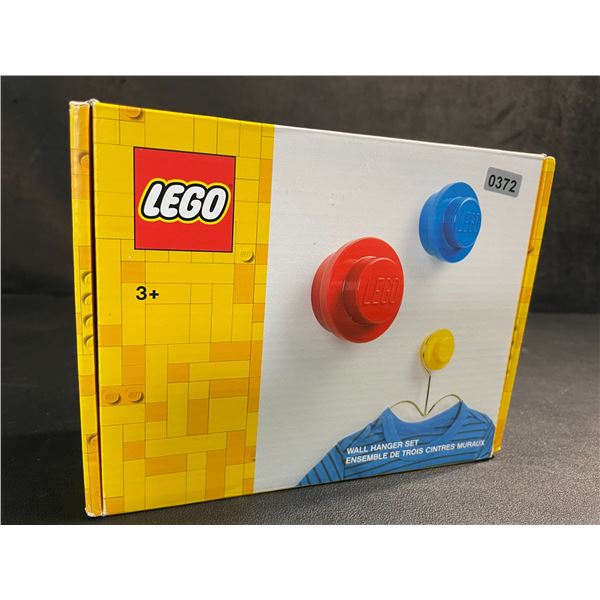 3PC Lego Wall Hanger Set - Functional and Decorative Lego Design Wall Hangers/Hooks - New