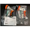 Image 2 : Lot of 2 Restmo Garden Hose Nozzles; Heavy-Duty with 7 Adjustable Spray Patterns/High-Pressure - New