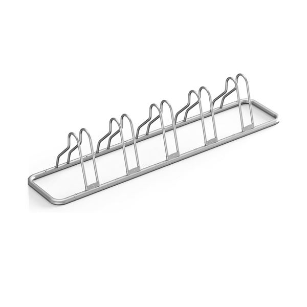 70" Large 5-Compartment Bicycle Floor Rack/Bike Storage Stand - Holds 5 Bikes - New!