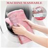 Image 4 : UTK Electric Heating Pad (12" x 24") For Body Pain Relief; 6 Temp Settings (Pink) - New Sealed!