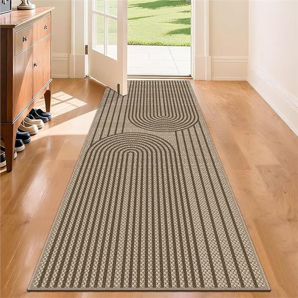 Faux Jute Runner Rug (6FT x 2FT) Non-Slip Carpet/Runner Rug for Indoor or Outdoor Use - New!