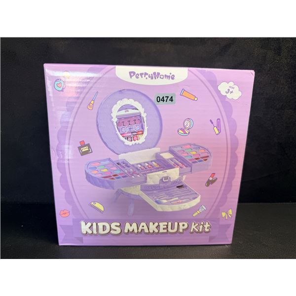 57PC Kids Makeup Set for Girls (Purple) Compact/Cute Makeup Kit with Various Cosmetics - New!