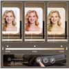 Image 3 : LED Hollywood Vanity Mirror/Makeup Mirror w/ 3 Color Modes, Adjustable Brightness, 10X Magnification