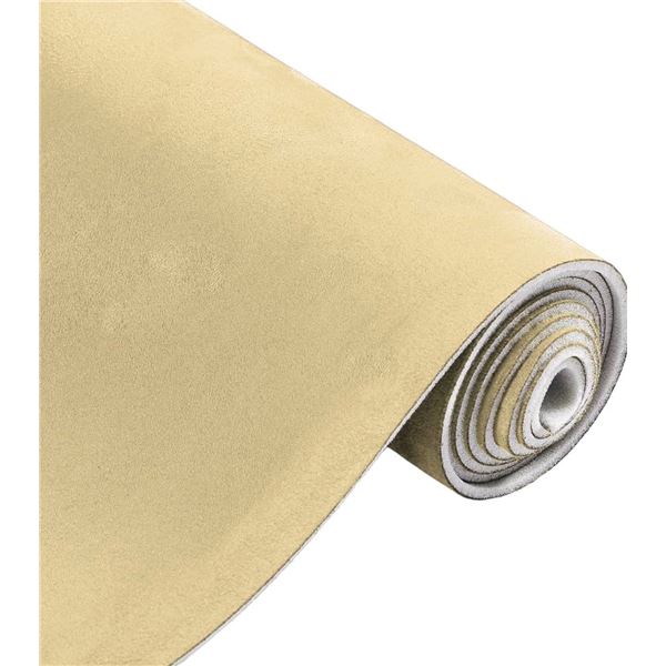 Replacement Suede Fabric/Headliner Fabric (Large 96" L x 57" W) Beige; Cut to Fit Design - New