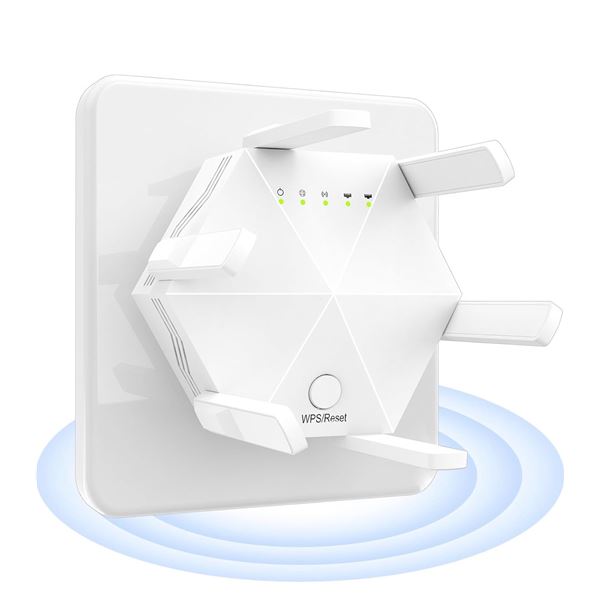 WiFi Extender/WiFi Booster (Covers Up to 12,000sq.ft & 45 Devices) High Speed/Range Coverage - New