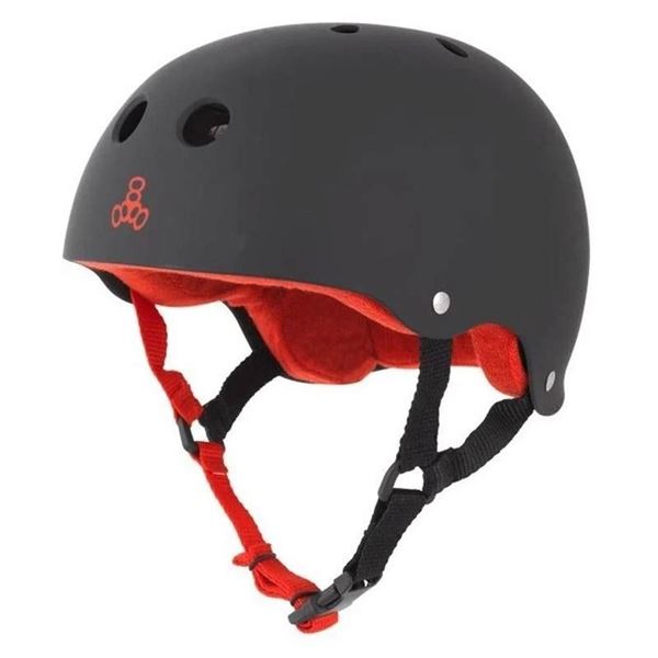 Triple Eight Dual Certified Multi-Sport Helmet - Size M - Black/Red - New with Tags!