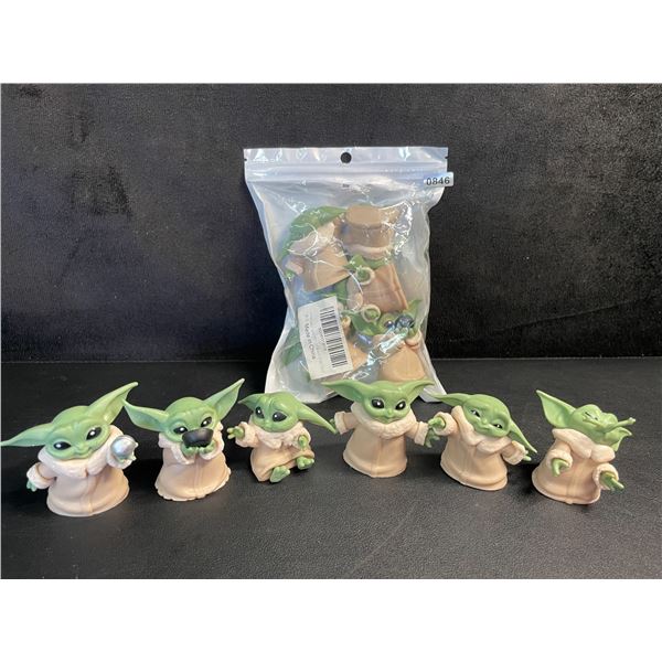 2 Packs (6pcs Each) Baby Yoda Mini Figurines/Toys - New