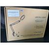 Image 5 : LED Lighted Magnifyer Lamp; 12X Magnifying Glass LED Light with Clamp Design/Heavy Base - New!