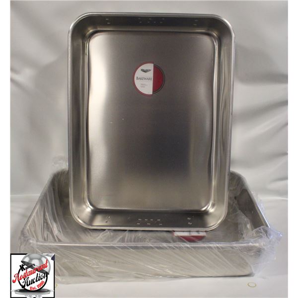 2 NEW VOLLRATH BAKEWARE ROASTING PANS