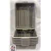 Image 1 : 6 NEW GLOBE GREY BUS BINS
