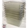 Image 1 : 8 CAMBRO ASSORTED POLY COLD STORAGE INGREDIENT BIN