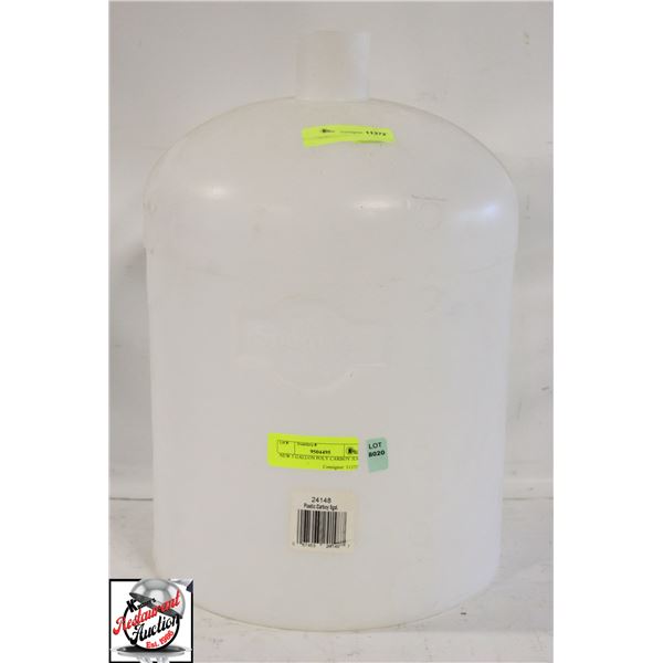 NEW 5 GALLON POLY CARBOY JUG