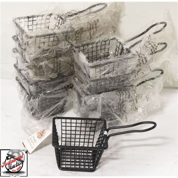 10 NEW JOHNSON ROSE 4" FRY BASKETS W/ 4" HANDLE