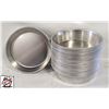 Image 1 : 25 NEW ALUMINUM ROUND 8" X 2" TAPERED PANS