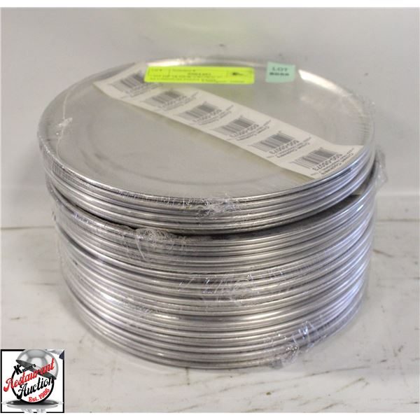 LOT OF 18 NEW CROWN 7" ALUMINUM PIZZA PANS