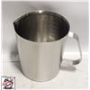 Image 1 : NEW 1000ML STAINLESS STEEL GRADUATED MEASURE CUP