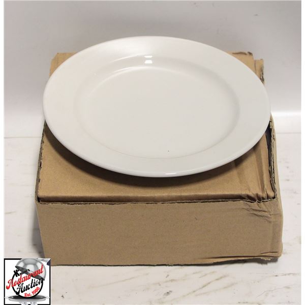 BOX OF 6 CARDINAL 7" SIDE PLATE, ARCOROC