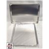 Image 1 : LOT OF 2 NEW HALF SIZE ALUMINUM BUN PANS