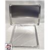 Image 1 : LOT OF 2 NEW HALF SIZE ALUMINUM BUN PANS