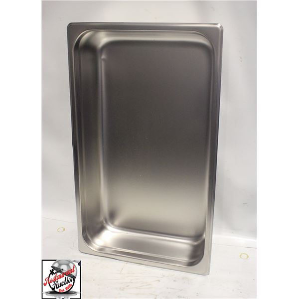 FULL SIZE 4" DEEP STAINLESS STEEL INSERT