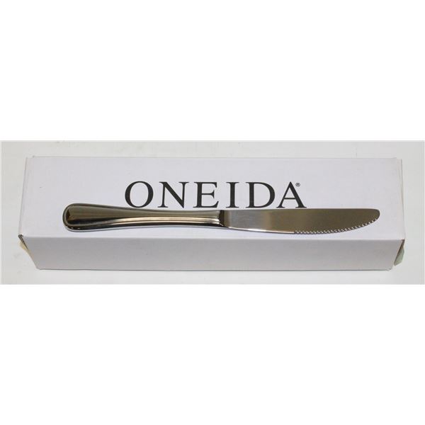 1 DOZEN NEW ONEIDA RIM 2 TABLE / DINNER KNIFE