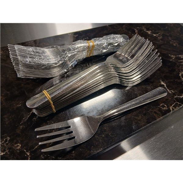 2 DOZEN NEW WINDSOR SALAD FORKS - JOHNSON ROSE