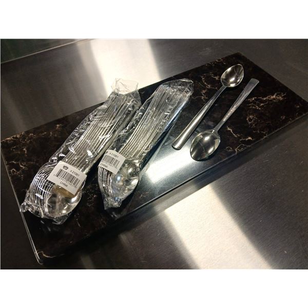 2 DOZEN NEW WINDSOR ICED TEASPOONS-JOHNSON ROSE