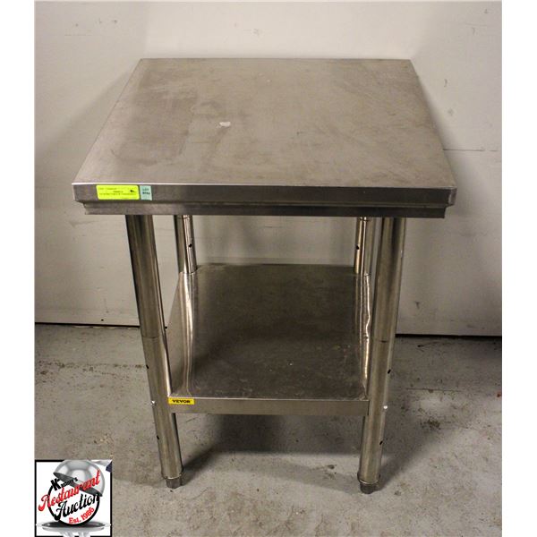 S/S WORK TABLE W/ UNDERSHELF