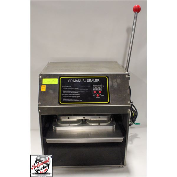 NEW DUAL ALUMINUM HEAT SEALING MACHINE